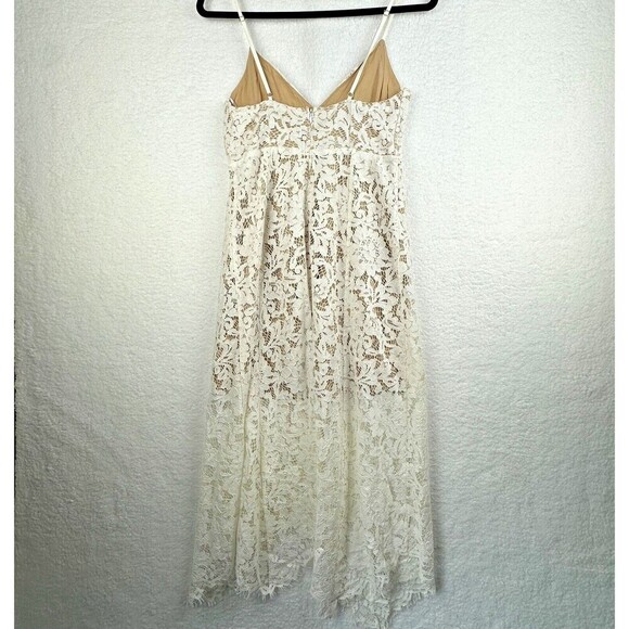 Lulus One Wish Lace Midi Dress Womens Small Bridal Wedding Beach Coastal LWD - Picture 9 of 12